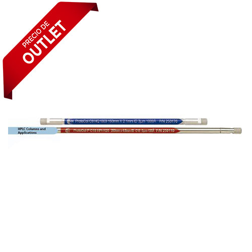 267. COLUMNA PROTECOL P/HPLC PARA FASE TIPO C18 HPH, 150MMX4.6MM, TAMAÑO DE PARTICULA 5UM MOD. 250112 MARCA SGE