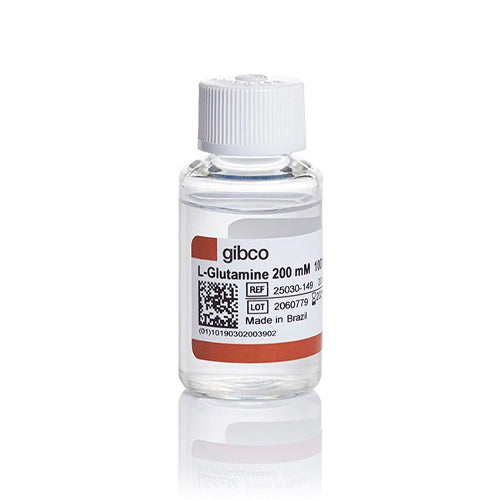 3074. L-GLUTAMINA (200mM, 100X) P/CULTIVO CELULAR 100ML - GIBCO
