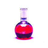 20316. MATRAZ DE EBULLICION DE VIDRIO 125ML FONDO PLANO UNION ESMERILADA 24/40 - KIMAX