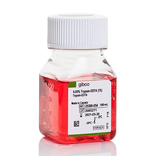 3801. TRYPSIN-EDTA (0.05%), PHENOL RED 100ML - GIBCO