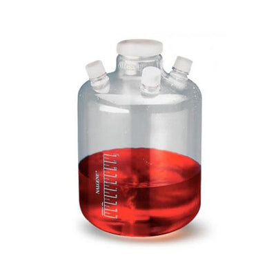 1551. GARRAFON (BIDON) DE POLICARBONATO TRANSPARENTE 12LT C/4 PUERTOS - NALGENE