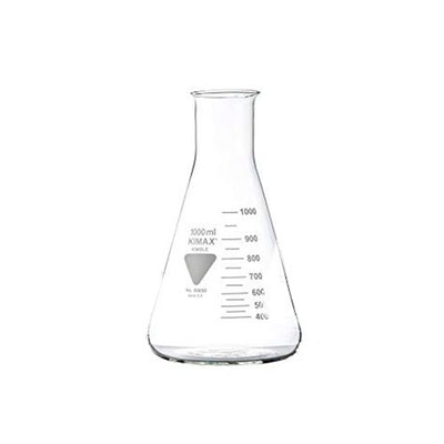 51507. MATRAZ ERLENMEYER DE VIDRIO 1000ML BOCA ANGOSTA  - KIMAX