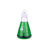 10881. MATRAZ ERLENMEYER DE VIDRIO 500ML C/TAPON ESMERILADO - KIMAX