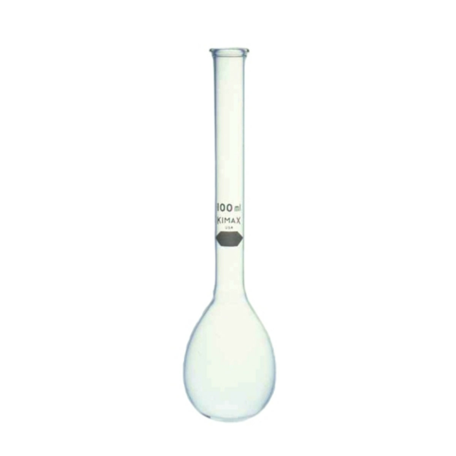 51520. MATRAZ DE VIDRIO KJELDAHL 800ML FONDO REDONDO, CUELLO LARGO -  KIMAX