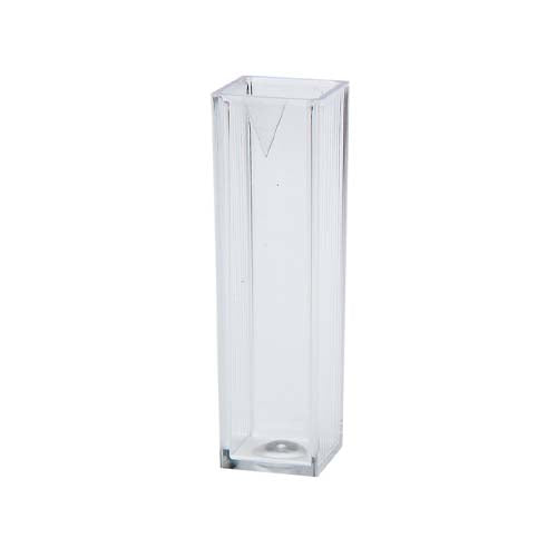 54981. CELDAS DE POLIESTIRENO RECTANGULAR 4.5ML, 1CM, OPTICO DE 10MM, DESECHABLES C/100 - HACH