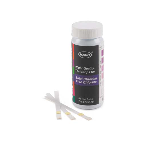 54746. TIRAS REACTIVAS DE CLORO LIBRE Y CLORO TOTAL 0-10MG/L C/50 - HACH