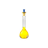 18314. MATRAZ VOLUMETRICO DE VIDRIO 250ML CLASE A C/TAPON DE POLIETILENO - KIMAX