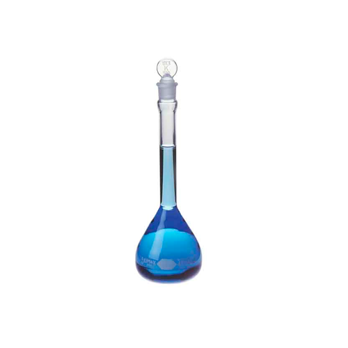 18071. MATRAZ VOLUMETRICO DE VIDRIO 10ML CLASE B C/TAPON DE VIDRIO - KIMAX
