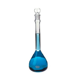 18315. MATRAZ VOLUMETRICO DE VIDRIO 250ML CLASE B C/TAPON DE VIDRIO - KIMAX