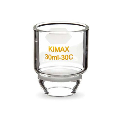15549. CRISOL GOOCH DE VIDRIO 30ML PORO MEDIO - KIMAX
