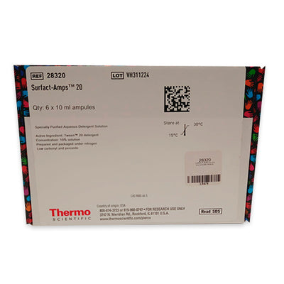 53051. TWEEN 20-SURFACT AMPS DETERGENT SOLUTION 6X10ML - PIERCE