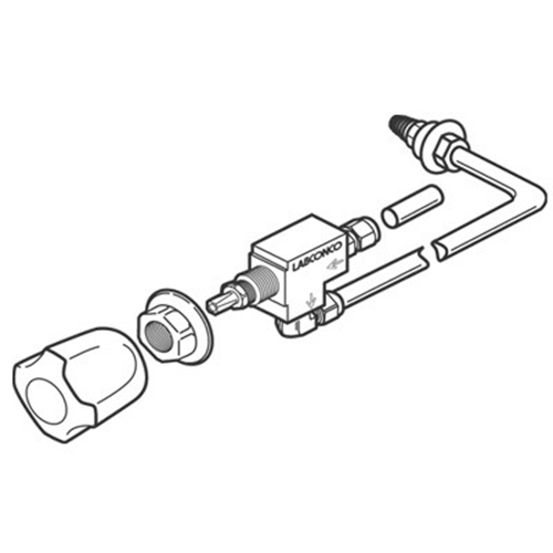 21041. KIT DE ACCESORIOS DE SERVICIO DE GAS FIBRA DE VIDRIO 30 Y CAMPANAS BASICAS - LABCONCO