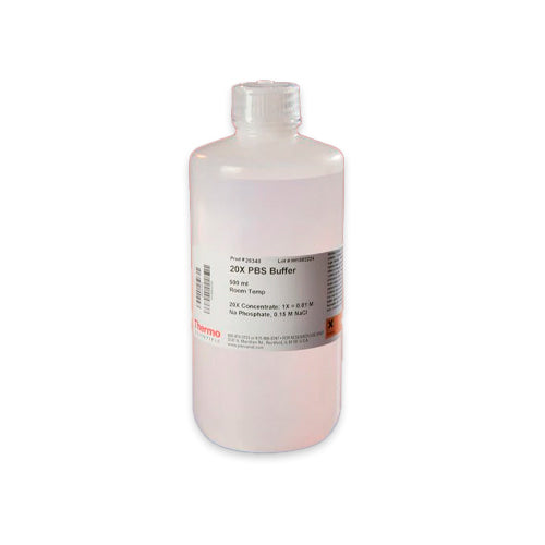 53046. PHOSPHATE BUFFERED SALINE-20X (PBS) 500ML - PIERCE
