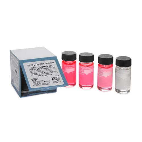 55015. KIT DE ESTANDARES SECUNDARIOS SPECCHECK CLORO DPD RANGO ALTO - HACH