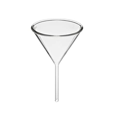 50851. EMBUDO DE VIDRIO 3ML, 25MM, 58° TALLO CORTO - KIMAX