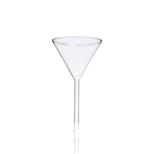 22596. EMBUDO DE VIDRIO 1500ML, TALLO LARGO, DIAMETRO 19MM, LONGITUD 200MM  KIMAX