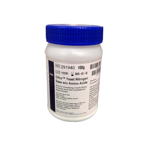54336. BASE NITROGENADA DE LEVADURA SIN AMINOACIDOS 100GR - DIFCO