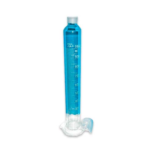 15121. PROBETA (MEDIDA CILINDRICA) DE VIDRIO 1LT GRADUADA C/TAPON ESMERILADO CALIBRADA TC - PYREX