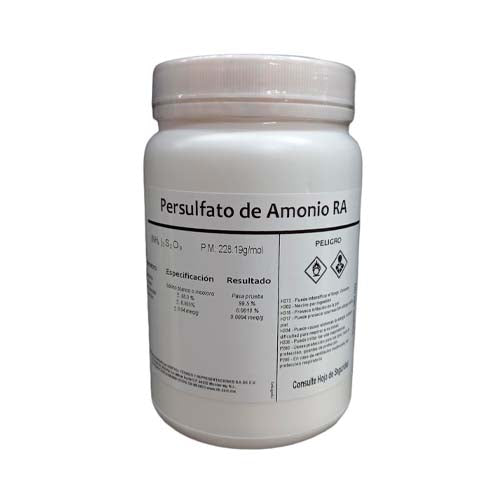 20191. PERSULFATO DE AMONIO RA PLASTICO 500GR - CTR