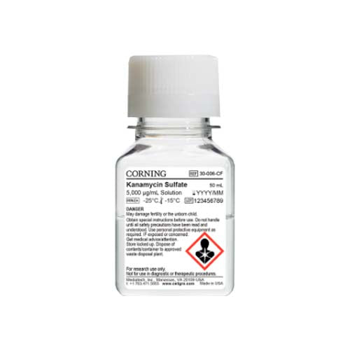 20833. SULFATO DE KANAMICINA LIQUIDO CAJA C/6 FRASCOS 50ML - CORNING