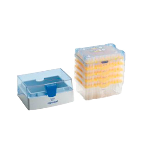 7912. PUNTAS 10UL CLARAS CALIDAD EPPENDORF C/480  Y CAJA REUTILIZABLE - EPPENDORF