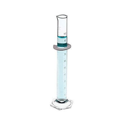 2618. PROBETA (MEDIDA CILINDRICA) DE VIDRIO 1LT GRADUADA LINEA BLANCA C/PICO - PYREX