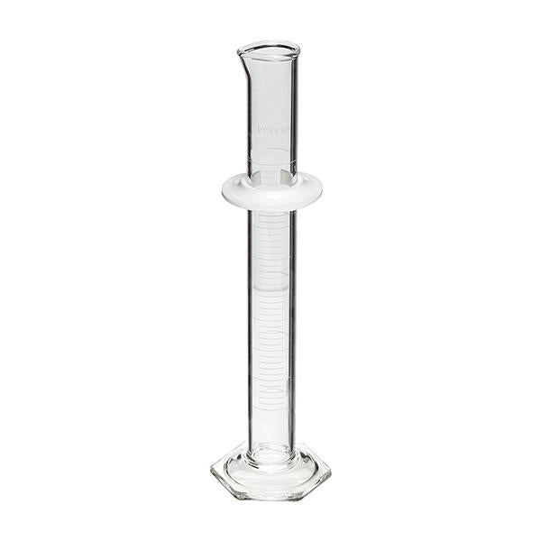 1362. PROBETA (MEDIDA CILINDRICA) DE VIDRIO 25ML CLASE A GRADUADA DOBLE ESCALA PYREX
