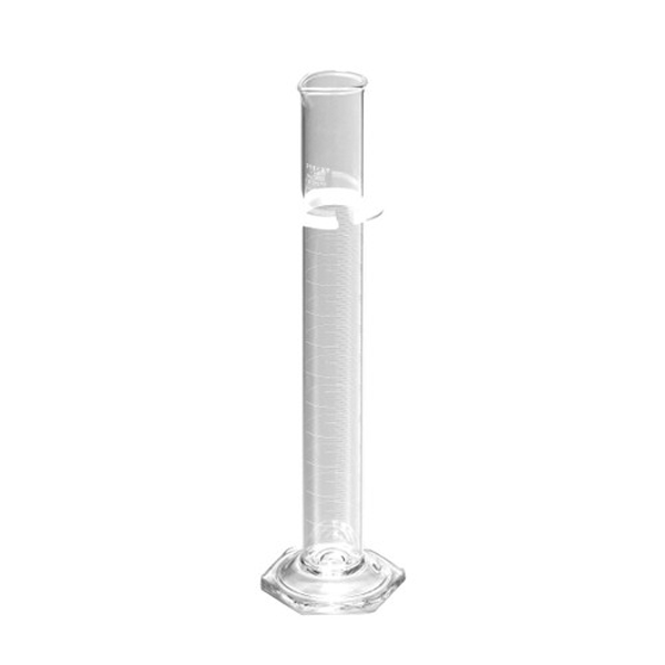 2764. PROBETA (MEDIDA CILINDRICA) DE VIDRIO 10ML GRADUADA ESCALA SIMPLE LINEA BLANCA TD PYREX