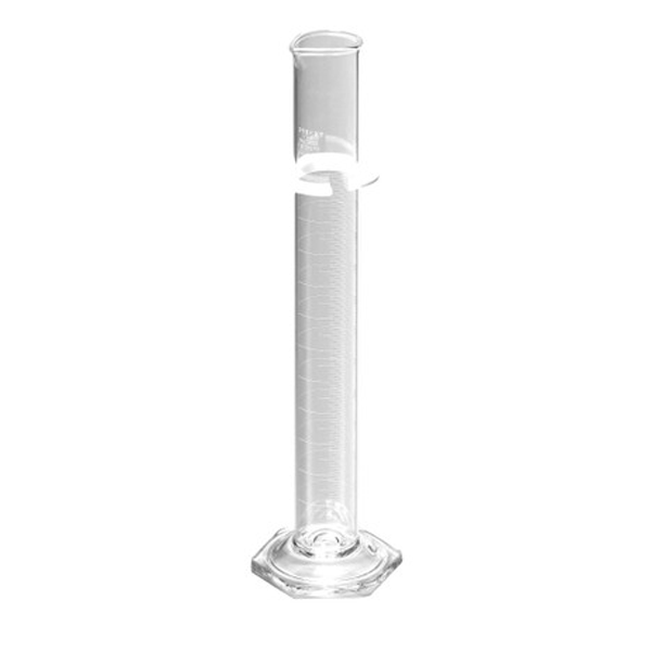 2616. PROBETA (MEDIDA CILINDRICA) DE VIDRIO 1LT GRADUADA ESCALA SIMPLE LINEA BLANCA TD - PYREX