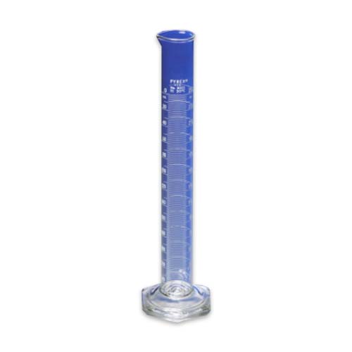 15130. PROBETA (MEDIDA CILINDRICA) DE VIDRIO 2LT GRADUADA DOBLE ESCALA ECONOMICA - PYREX