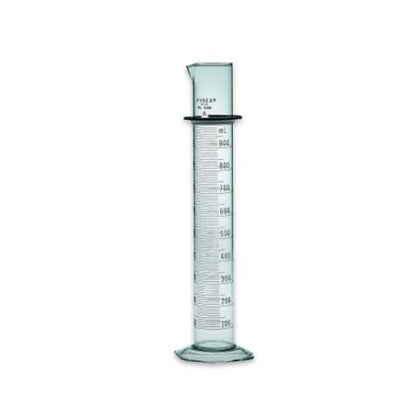 14165. PROBETA (MEDIDA CILINDRICA) DE VIDRIO 1LT CLASE A GRADUADA DOBLE ESCALA EN AZUL - PYREX