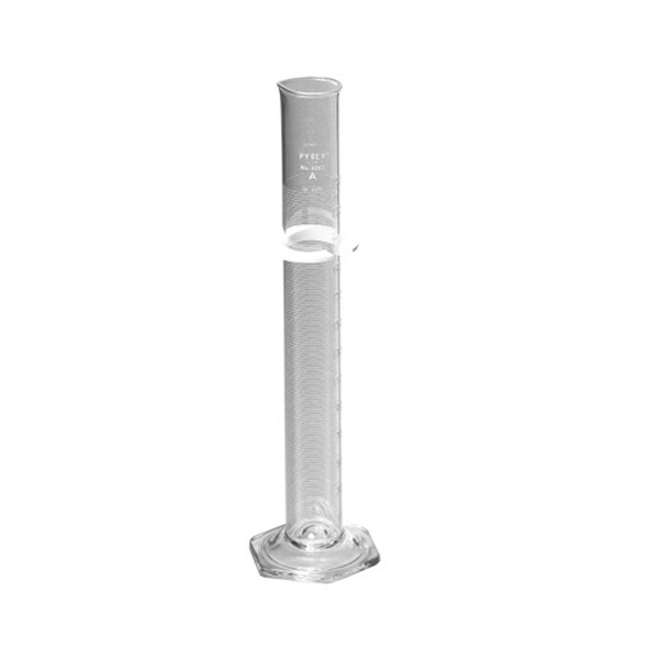 2861. PROBETA (MEDIDA CILINDRICA) DE VIDRIO 10ML CLASE A GRADUADA CERTIFICADA/SERIALIZADA - PYREX