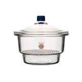 11584.DESECADOR DE VIDRIO C/TAPA TIPO KNOB INCLUYE PLATO DE METAL, 250MM - KIMAX