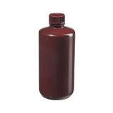 13693. FRASCO DE POLIETILENO ALTA DENSIDAD 500ML AMBAR BOCA ANGOSTA C/TAPON DE ROSCA DE POLIPROPILENO PAQUETE C/5 PIEZAS - NALGENE