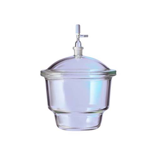 15114. DESECADOR DE VIDRIO COMPLETO 200MM C/MANGA VACIO 24/29 - PYREX