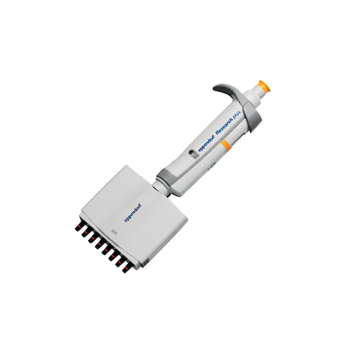 25371. MICROPIPETA MULTICANAL 8 CANALES VOLUMEN VARIABLE 30-300UL RESEARCH PLUS AUTOCLAVABLE EPPENDORF