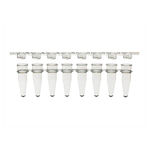 3189. MICROTUBOS PCR 0.2ML C/TAPA PLANA, BAJO PERFIL, EN TIRA DE 8 C/125 - SSIBIO