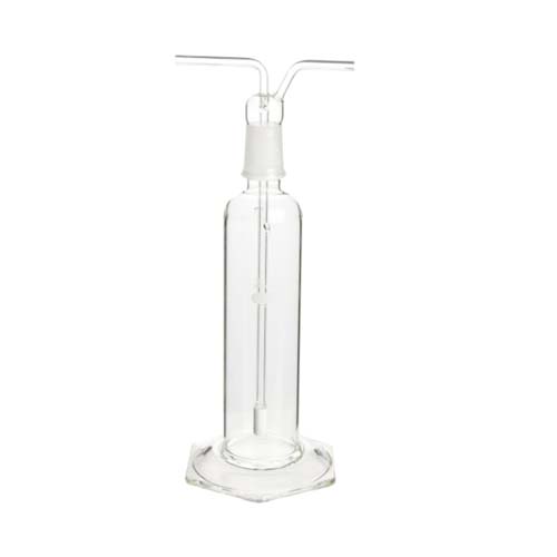 15089. APARATO LAVADOR DE GASES COMPLETO 500ML CILINDRO PORO EXTRA GRUESO - PYREX