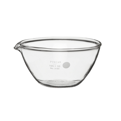 2891. CAPSULA DE VIDRIO EVAPORACION 80X45MM 140ML PYREX