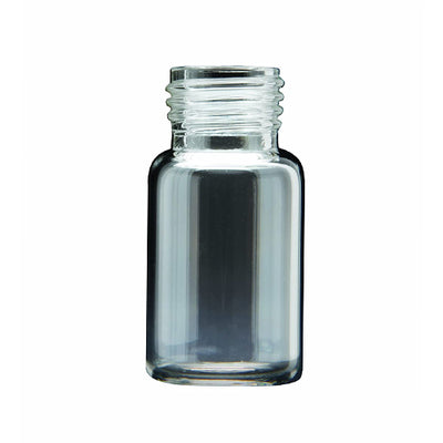3215. VIAL VIDRIO CLARO 20ML HEADSPACE  FONDO REDONDO 23X75MM ROSCA 18MM C/100 - FINNERAN