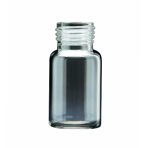 3215. VIAL VIDRIO CLARO 20ML HEADSPACE  FONDO REDONDO 23X75MM ROSCA 18MM C/100 - FINNERAN