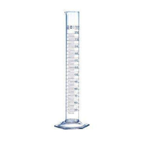 2032. PROBETA (MEDIDA CILINDRICA) DE VIDRIO 500ML CLASE A GRADUADA FORMA ALTA BLAUBRAND - BRAND