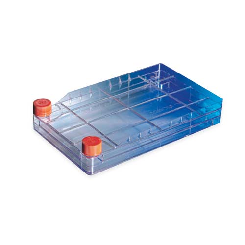 16116. CAMARA DE CULTIVO DE POLIESTIRENO ESTERIL, 1272CM2, TRATADO CELLBIND, CELLSTACK-2 C/TAPA NARANJA VENTILADA - CORNING