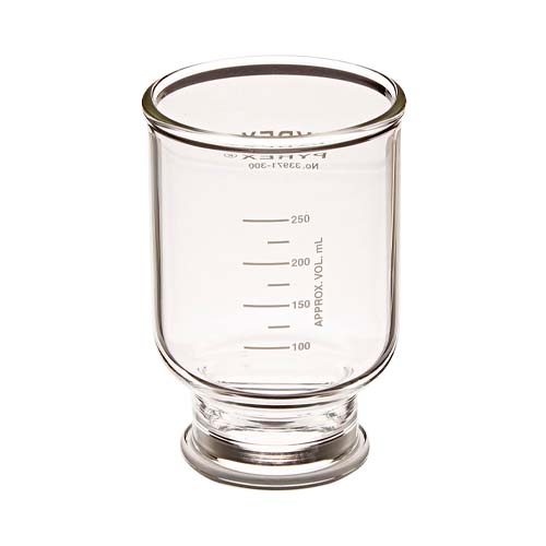15115. EMBUDO DE FILTRACION DE VIDRIO 300ML GRADUADO 47MM DIAM P/ENSAMBLE FRITADO - PYREX