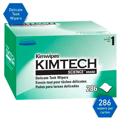 26551. PAÑUELOS DESECHABLES KIMWIPES 1 CAPA 11.17 X 20.83CM P/TRABAJOS DELICADOS C/286 PIEZAS, 34155 KIMBERLY-CLARK