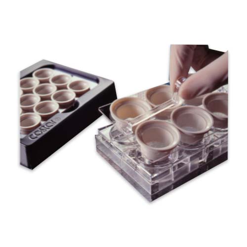 15392. KIT TRANSPORTADOR NETWELL DE 12 POZOS 15MM NO ESTERIL P/INSERTOS CAJA C/8 PIEZAS - CORNING