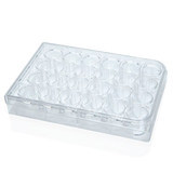 5440. MICROPLACA 24 POZOS CULTIVO CELULAR C/TAPA ESTERIL CAJA C/50 PIEZAS