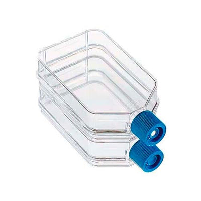 14146. FRASCO P/CULTIVO CELULAR 75CM2 CUELLO RECTO RECTANGULAR C/TAPON DE SELLADO PAQUETE C/10 PIEZAS - FALCON