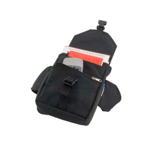 14680. MOCHILA DE CAMPO NYLON COLOR NEGRO PAJARO