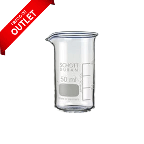 25165. VASO DE PRECIPITADO DE VIDRIO 150ML FORMA ALTA PAQUETE C/2 PIEZAS SCHOTT DURAN